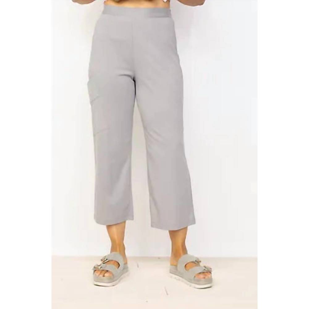 NEW HABITAT pocket capri in gull